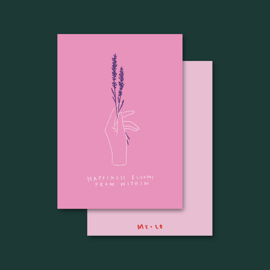 Lavendel Karte